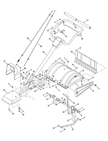 Handle & Tine Shield Assembly parts for Craftsman Tiller 247.29931 / 2010 from AppliancePartsPros.com