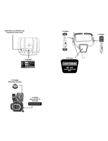 Label Map parts for Craftsman Tiller 247.29931 / 2012 from AppliancePartsPros.com