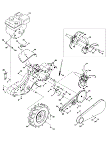 Tine & Drive parts for Craftsman Tiller 247.29932 / 2012 from AppliancePartsPros.com