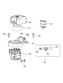 170-Vu Air Cleaner parts for Craftsman Tiller 247.299321 / 2012 from AppliancePartsPros.com
