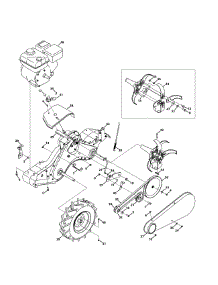 Tine & Drive parts for Craftsman Tiller 247.299321 / 2013 from AppliancePartsPros.com