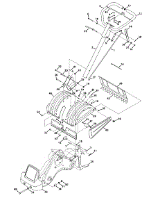 Handle & Shield parts for Craftsman Tiller 247.299321 / 2014 from AppliancePartsPros.com