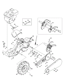 Tine & Drive parts for Craftsman Tiller 247.299321 / 2014 from AppliancePartsPros.com
