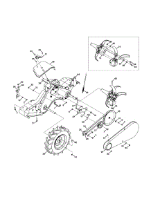 Drive Assembly parts for Craftsman Tiller 247.29933 / 2010 from AppliancePartsPros.com