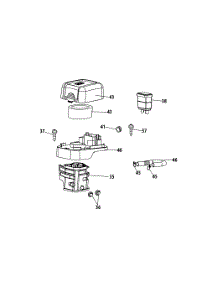 170-Au Air Cleaner parts for Craftsman Tiller 247.299342 / 2014 from AppliancePartsPros.com