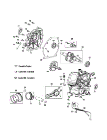 170-Au Crankcase parts for Craftsman Tiller 247.299342 / 2014 from AppliancePartsPros.com