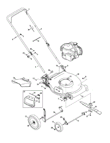 General Assembly parts for Craftsman Push Walk-Behind Mower 247.37010.1 / 2015 from AppliancePartsPros.com