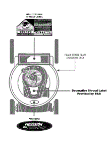 Label Map parts for Craftsman Push Walk-Behind Mower 247.37030 / 2013 from AppliancePartsPros.com