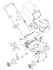 General Assembly parts for Craftsman Push Walk-Behind Mower 247.37031 / 2012 from AppliancePartsPros.com