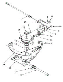 Six-Speed Pulley Assembly parts for Craftsman Self-Propelled Walk-Behind Mower 247.370330 / 1997 from AppliancePartsPros.com