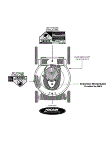 Label Map parts for Craftsman Push Walk-Behind Mower 247.37037 / 2012 from AppliancePartsPros.com