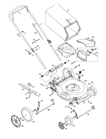 General Assembly parts for Craftsman Push Walk-Behind Mower 247.370370 / 2014 from AppliancePartsPros.com