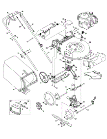 General Assembly parts for Craftsman Self-Propelled Walk-Behind Mower 247.370960 / 2014 from AppliancePartsPros.com