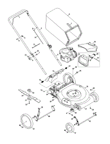 General Assembly parts for Craftsman Push Walk-Behind Mower 247.37430 / 2013 from AppliancePartsPros.com