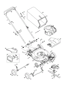General Assembly parts for Craftsman Self-Propelled Walk-Behind Mower 247.37440 / 2013 from AppliancePartsPros.com
