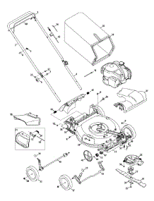 General Assembly parts for Craftsman Self-Propelled Walk-Behind Mower 247.37440.1 / 2015 from AppliancePartsPros.com