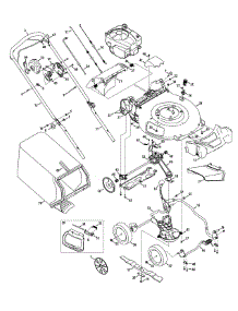 General Assembly parts for Craftsman Self-Propelled Walk-Behind Mower 247.37481 / 2013 from AppliancePartsPros.com
