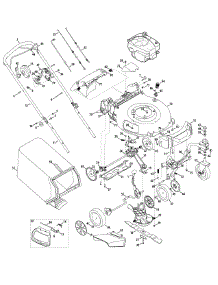 General Assembly parts for Craftsman Self-Propelled Walk-Behind Mower 247.374860 / 2013 from AppliancePartsPros.com