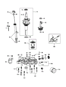 4P90mub Crankshaft & Crankcase Cover parts for Craftsman Self-Propelled Walk-Behind Mower 247.37488 / 2013 from AppliancePartsPros.com