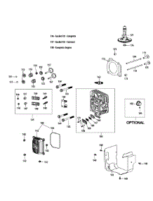 4P90mub Cylinder Head parts for Craftsman Self-Propelled Walk-Behind Mower 247.37488 / 2013 from AppliancePartsPros.com