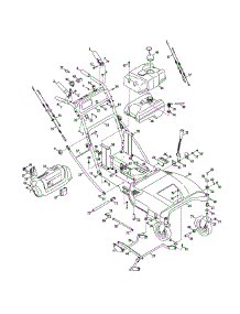 Frame & Handles parts for Craftsman Self-Propelled Walk-Behind Mower 247.37488 / 2013 from AppliancePartsPros.com