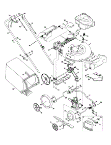 General Assembly parts for Craftsman Self-Propelled Walk-Behind Mower 247.374900 / 2013 from AppliancePartsPros.com