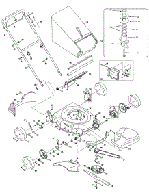 General Assembly parts for Craftsman Self-Propelled Walk-Behind Mower 247.37683 / 2009 from AppliancePartsPros.com