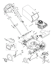 General Assembly parts for Craftsman Self-Propelled Walk-Behind Mower 247.3773OO / 2015 from AppliancePartsPros.com