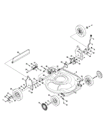 Deck Assembly parts for Craftsman Self-Propelled Walk-Behind Mower 247.381091 / 2012 from AppliancePartsPros.com