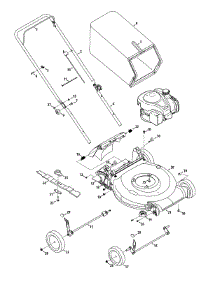 General Assembly parts for Craftsman Push Walk-Behind Mower 247.38821 / 2013 from AppliancePartsPros.com