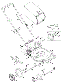 General Assembly parts for Craftsman Push Walk-Behind Mower 247.38908 / 2010 from AppliancePartsPros.com