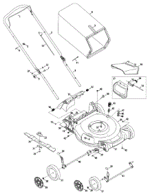 General Assembly parts for Craftsman Push Walk-Behind Mower 247.38909 / 2010 from AppliancePartsPros.com