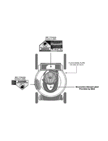 Label Map parts for Craftsman Push Walk-Behind Mower 247.38916 / 2011 from AppliancePartsPros.com