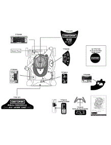 Label Map parts for Craftsman Chipper-Shredder & Vac 247.770130 / 2010 from AppliancePartsPros.com