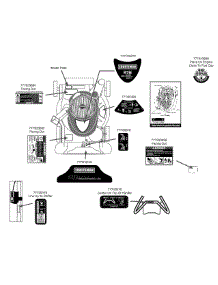 Label Map parts for Craftsman Chipper-Shredder & Vac 247.770131 / 2013 from AppliancePartsPros.com