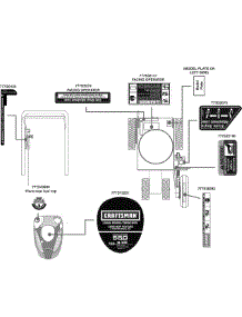Label Map parts for Craftsman Edger 247.772460 / 2009 from AppliancePartsPros.com
