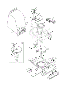 Impeller & Bag Assembly parts for Craftsman Chipper-Shredder & Vac 247.77366 / 2010 from AppliancePartsPros.com