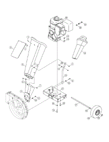 Chute & Wheels parts for Craftsman Chipper-Shredder & Vac 247.776051 / 2013 from AppliancePartsPros.com