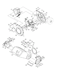 Impeller & Hopper parts for Craftsman Chipper-Shredder & Vac 247.776051 / 2013 from AppliancePartsPros.com