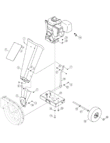Chute & Frame Assembly parts for Craftsman Chipper-Shredder & Vac 247.776370 / 2007 from AppliancePartsPros.com