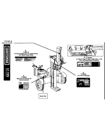 Label Map parts for Craftsman Log Splitter 247.77640 / 2008 from AppliancePartsPros.com