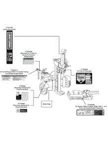 Label Map parts for Craftsman Log Splitter 247.77641 / 2009 from AppliancePartsPros.com