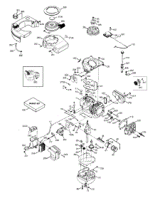 Engine parts for Craftsman Chipper-Shredder & Vac 247.794510 / 2002 from AppliancePartsPros.com