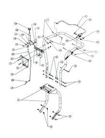 Handle & Control Assembly parts for Craftsman Chipper-Shredder & Vac 247.799630 / 1996 from AppliancePartsPros.com