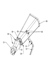 Chute Assembly parts for Craftsman Chipper-Shredder & Vac 247.799630 / 1997 from AppliancePartsPros.com