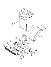 Nozzle Bag parts for Craftsman Chipper-Shredder & Vac 247.799630 / 1997 from AppliancePartsPros.com