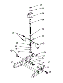 Wheel Pivot Assembly parts for Craftsman Chipper-Shredder & Vac 247.799630 / 1997 from AppliancePartsPros.com