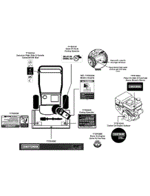 Label Map parts for Craftsman Snow Thrower 247.881700 / 2012 from AppliancePartsPros.com
