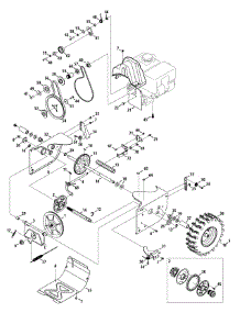 Drive Assembly parts for Craftsman Snow Thrower 247.881720 / 2013 from AppliancePartsPros.com