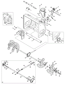 Augers & Housing parts for Craftsman Snow Thrower 247.881721 / 2015 from AppliancePartsPros.com